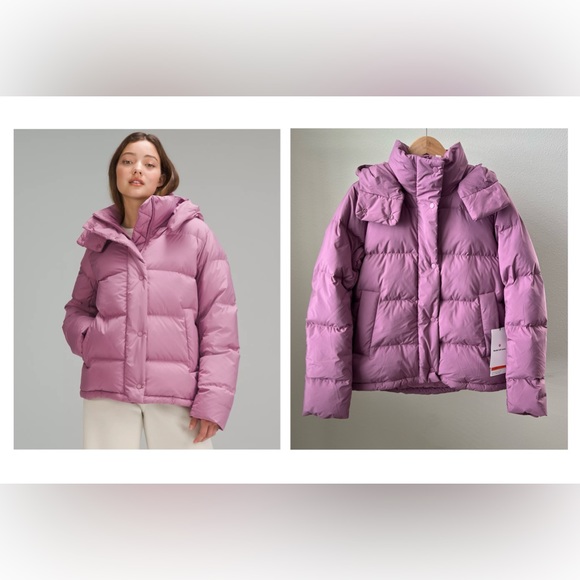 NWT Lululemon Wunder Puff Jacket velvet Dust - Picture 10 of 13
